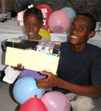 Thanks to the children from the New Testament Church of God, Fitts Village Barbados for wrapping and packing the Make Jesus Smile shoeboxes for the children of Haiti.