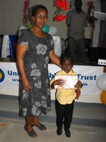 Seen here Rev Maud Hyppolite and below the Sunday School Superintendent at the Methodist church in Petit Gouve. 