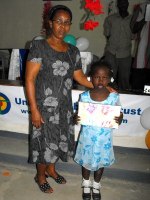 Seen here Rev Maud Hyppolite and below the Sunday School Superintendent at the Methodist church in Petit Gouve. 