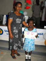 Seen here Rev Maud Hyppolite and below the Sunday School Superintendent at the Methodist church in Petit Gouve. 