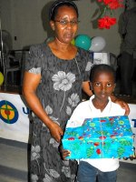 Seen here Rev Maud Hyppolite and below the Sunday School Superintendent at the Methodist church in Petit Gouve. 