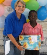 This ministry has been supported in the past by Power in the Blood church in Barbados and their children wrapped and packed Make Jesus Smile shoeboxes specially for these orphans.