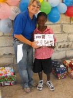 This ministry has been supported in the past by Power in the Blood church in Barbados and their children wrapped and packed Make Jesus Smile shoeboxes specially for these orphans.