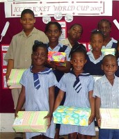 Students from Chalky Mount school in Barbados