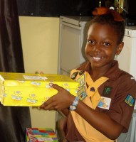 The children of Erdiston Primary School took part enthusiastically in the Easter Make Jesus Smile shoe box project.