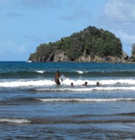 Castle Bruce is a village on the east coast of Dominica