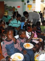 UCT distributing the Make Jesus Smile shoeboxes to Destiny Pre Primary Schools in Dominica thus activating the Child Sponsorship Program.