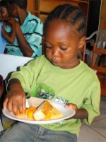 UCT distributing the Make Jesus Smile shoeboxes to Destiny Pre Primary Schools in Dominica thus activating the Child Sponsorship Program.