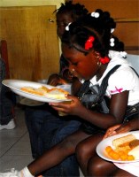 UCT distributing the Make Jesus Smile shoeboxes to Destiny Pre Primary Schools in Dominica thus activating the Child Sponsorship Program.