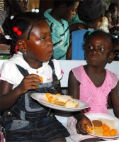 UCT distributing the Make Jesus Smile shoeboxes to Destiny Pre Primary Schools in Dominica thus activating the Child Sponsorship Program.