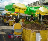 The Commonwealth of Dominica  street market