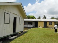 On one side of the Camp is the communal office, auditorium and Camp superintendents home.