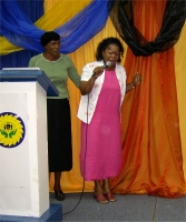 Praise and worship was raised by the worship team from Pastor Halls church.