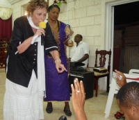 United States Pastor Sandra Moore in Barbados 