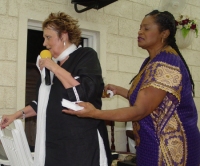 United States Pastor Sandra Moore in Barbados 