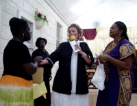 United States Pastor Sandra Moore in Barbados 