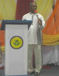 Pastor Hal Harris on Thursday night
