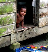 Bush Negro Community in Suriname.