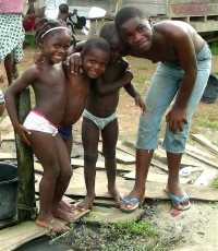 Bush Negro Community in Suriname.