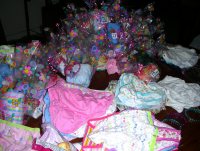 216 underwear packs were distributed.