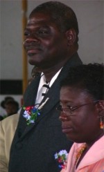 Pastor Iwan Oron and his wife Pastor Carol