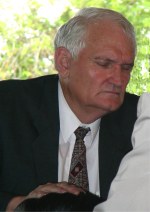 Seen here Apostle James Cooper at Flamboyant Park for the ordination of the five fold ministry, where Pastor Iwan was ordained as an Apostle.