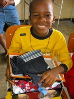 Make Jesus Smile shoeboxes in Suriname 