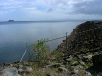 Suriname's Afobaka dam in Brokopondo reservoir created in Suriname river