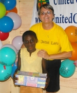 The United Caribbean Trust Make Jesus Smile shoebox project was taken into Tjaikondre to bless the Maroon children as part of the Suriname Child Sponsorship Program.