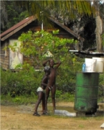 In June 2009 United Caribbean Trust took the Make Jesus Smile shoebox project into Victoria to the Maroon children as part of the Suriname Child Sponsorship Program.