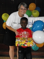 United Caribbean Trust Make Jesus Smile shoebox project was taken into Victoria to bless the Maroon children 