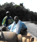 The Suriname River is 480 km long and flows through the country of Suriname.