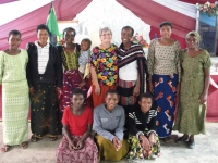 The 2010 Women's Empowerment class with Jenny Tryhane the founder of UCT, the sponsors of this program.