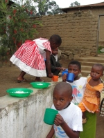 Praise God the Kisses from Heaven feeding program has started as children from this desparately poor area come on a Sunday to be fed both physically and Spiritually.