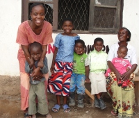 House of Freedom's Women's Empowerment Center in Mbeya seen here Stella one of the Directors and Bee Bee one of the teachers 