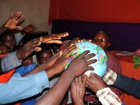 Pastors praying over the world.