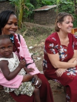 Seen here visiting Faith Power Preparatory Nursery a Bundibugyo school supported by Faith Power Pentecostal Ministries - Uganda.