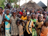 Bugiri children outside the Pastor's home