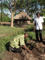 Pastor Paul seen here standing will be the resident Pastor of this project.