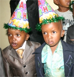 Aroon Kakesa at his birthday party