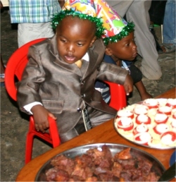 Aroon Kakesa at his birthday party