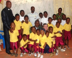 The CEPCI Uganda Hope Children's Choir were delighted with their new uniform donated by UCT.
