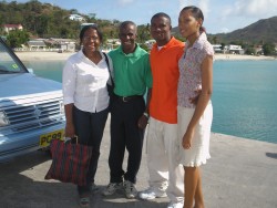 The team from Barbados, Pastor Steve Skeet and Sister Margaret Agar join Pastor Happy and his wife Sister Denise - April 2006.