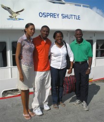 The team from Barbados, Pastor Steve Skeet and Sister Margaret Agar join Pastor Happy and his wife Sister Denise - April 2006.