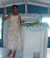 Sister Denise leading worship