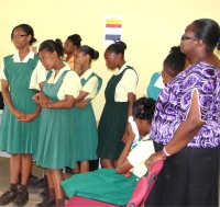 The girls learnt about having 'heart cuffs' and how to get free.