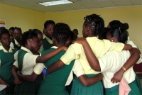 The girls learnt about having 'heart cuffs' and how to get free.