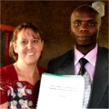 Pastor Laura with Pastor Tom