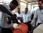 Sawyer PointONE water filter distribution in Maranatha Ministries St. Marc