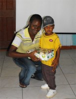 While in Dominica Island Impact worked together with Jenny Tryhane, Founder of United Caribbean Trust, to distribute the Make Jesus Smile shoboxes to the children of Dominica.